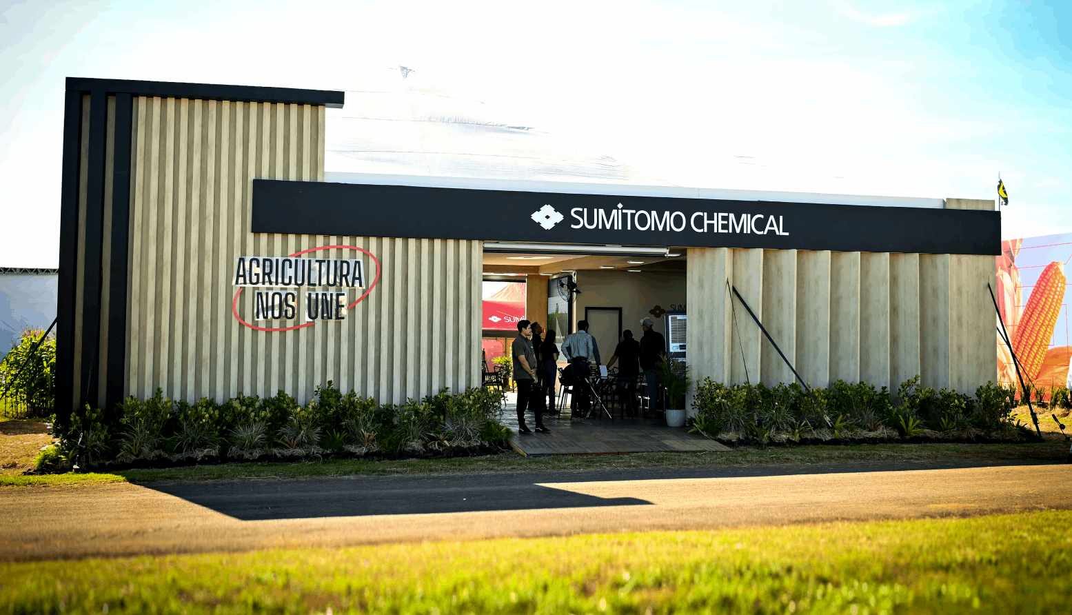 Estande Sumitomo Chemical para Feiras Agrícolas