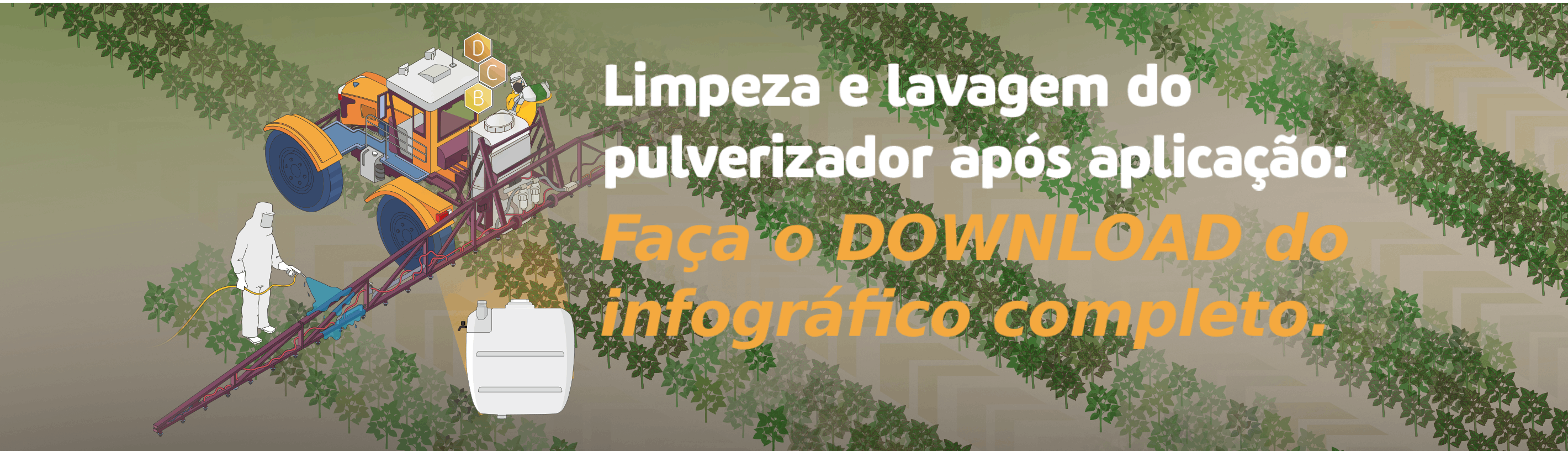 Download infográfico de limpeza do tanque de pulverização